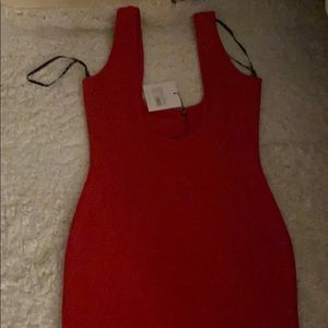 Red Midi dress